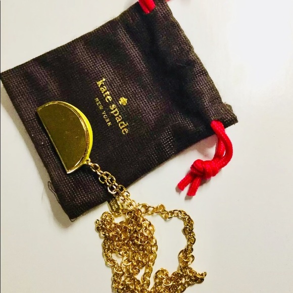 Kate Spade Lemon Wedge Pendant Necklace - Picture 3 of 3